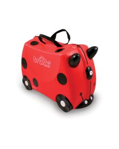 Valiza pentru copii Ride-On Harley Trunki, Rosu, 46 cm