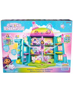 Set de joaca cu papusa si accesorii, Gabbys Dollhouse, Rainbow Celebration, 6070742