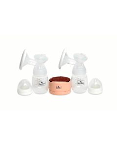 Pompa de san electrica dubla Lorelli Daily Comfort, Led, touch screen, 3 moduri de functionare, Pink