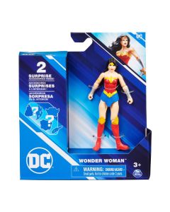 Figurina cu 2 accesorii surpriza, DC Universe, Wonder Woman, 10 cm, 20137131
