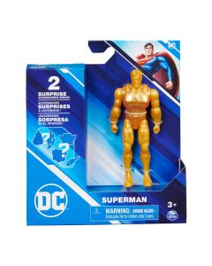 Figurina cu 2 accesorii surpriza, DC Universe, Superman, 10 cm, 20137142
