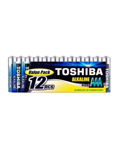 Set 12 baterii alcaline Toshiba R3 AAA