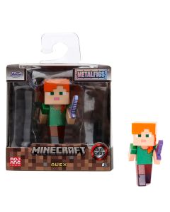 Figurina metalica, Jada, Minecraft, Alex, 6 cm
