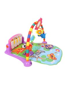 Saltea de activitati, 77 x 52 cm, Lorelli Piano Gym, Pink