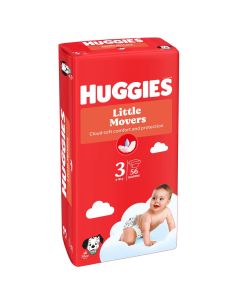 Scutece Huggies, Ultra Comfort Jumbo, Nr 3, 4-9 kg, 56 buc