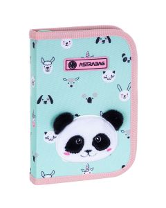 Penar cu 1 fermoar si 2 flapsuri, AstraBag, Panda