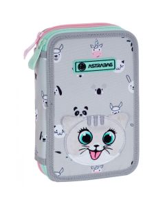 Penar cu 2 fermoare, AstraBag, Cute Kitty