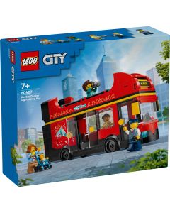 LEGO® City - Autobuz turistic rosu cu etaj (60407)