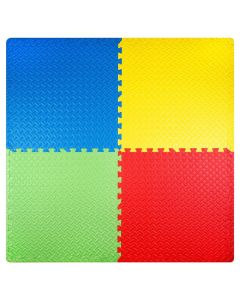 Covoras tip puzzle, Action One, 4 piese, 120 x 120 cm