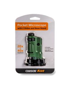 Microscop de buzunar cu LED, Carson, marire 20x-40x, MicroBrite