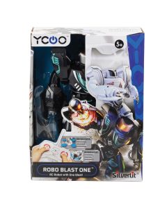 Robot cu telecomanda, Silverlit, Robo Blast One, Negru
