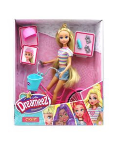 Set de joaca papusa cu bicicleta, Dreameez