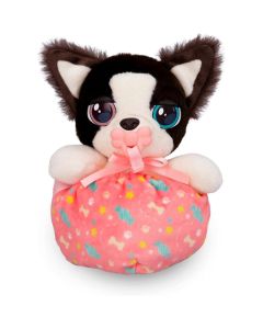 Mini jucarie de plus interactiva, Baby Paws, Catel, 14 cm