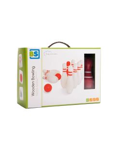 Set bowling din lemn, BS Toys