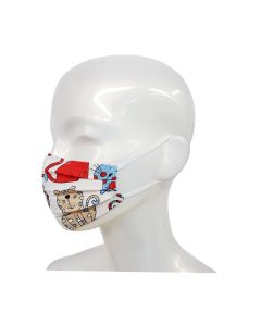 Set 4 bucati, Masca de fata, copii 3-6 ani, forma anatomica, reutilizabila, Noriel, Pisicute