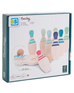 Joc de bowling din lemn, BS Toys