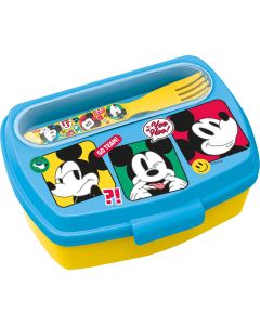 Caserola de pranz cu tacamuri, Stor, Mickey Mouse