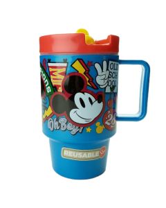 Cana cu pai, Disney Mickey Mouse, 530 ml