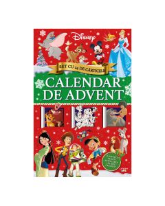 Calendar de Advent, Disney, Set cu 24 de carticele