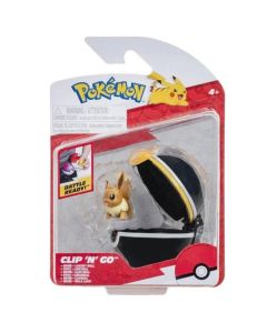 Figurina in bila Clip N Go Pokemon S2 - Eevee si Luxury Ball