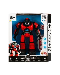 Robot cu telecomanda si control de la distanta, Crazoo, Rosu