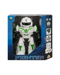 Robot cu lumini si sunete, Fighter, 22 cm