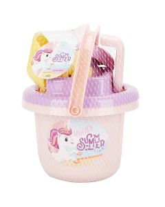 Set galetusa cu ustensile pentru plaja, Unicorn