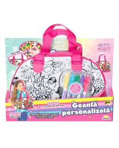 Coloreaza propria gentuta fashion, Pretty Pinky, Tote Bag