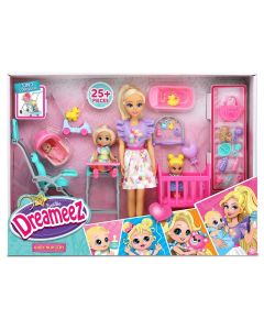 Papusa Dreameez, Baby Nursery, 25 piese
