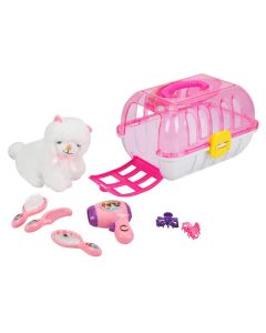 Set cu Jucarie de plus, pisicuta la salon, Sunman