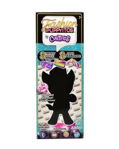 Jucarie din plus Surpriza, Cutetitos Fashion Puppytos, W2, Catelus, 18 cm