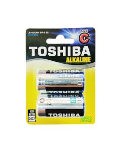 Set 2 baterii alcaline Toshiba, R14