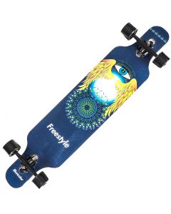 Longboard Action One, ABEC-7 PU, Aluminiu, 100 kg, 105.5 x 22 cm, Multicolor Freestyle