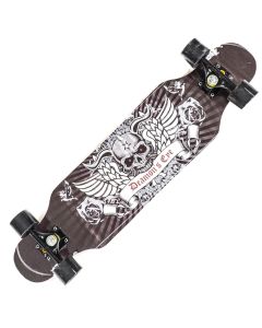 Longboard Action One, ABEC-7 PU, Aluminiu, 100 kg, 79 x 20 cm, Multicolor Demon Eye